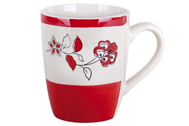 Кружка 360мл RX005 Розовый ситец