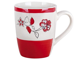 Кружка 360мл RX005 Розовый ситец