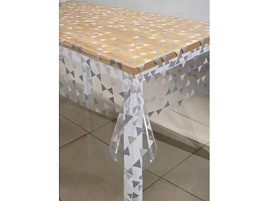 Клеенка столовая "Silvano" 1,4*20м ПВХ прозрачная RFM-1275C/3463