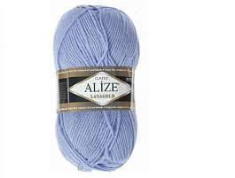 Пряжа Alize Голубая (5) 240м 140гр 51%акрил 49%шерсть Турция