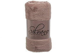 Плед-покрывало 150*200 Silvano Жакард какао 150/015