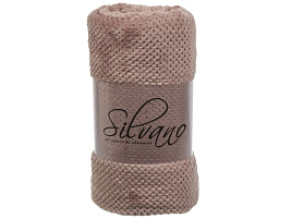 Плед-покрывало 150*200 Silvano Жакард какао 150/015