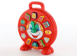 Логическая игрушка 62741 Часы Клоун