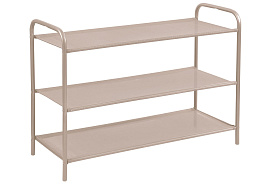 Этажерка для обуви 3 секции ЭПС3 бежевый металлик 2076
