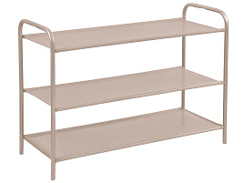 Этажерка для обуви 3 секции ЭПС3 бежевый металлик 2076