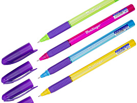 Ручка Berlingo 07115 "Triangle 110 Color", синяя, 0,7мм, грип