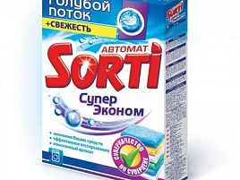 Стиральный порошок Sorti Ручная 350г Голубой поток Супер Эконом