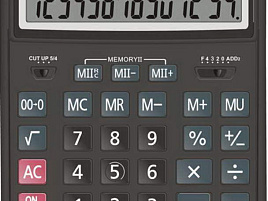 Калькулятор Uniel настольный UF-60 14 разрядов, двойное питание, 206х155х35