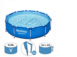 Каркасный бассейн 56677 305*76см 4678л