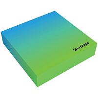 Блок для записей Berlingo LNn_00050 8,5*8,5*2 "Radiance" голубой/зеленый, 200л.