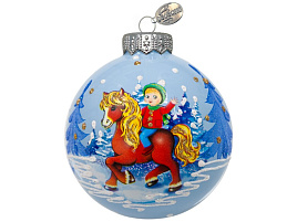 Шар 80 Мальчик на лошадке КУ-80-244001
