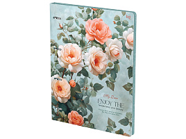 Тетрадь на кольцах 120л. А4 ТК4к120_лм 57846 "Розы", картон, матовая ламинация