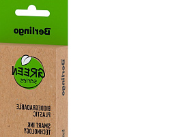 Ручка Berlingo 70240 "Green Series" 0,7мм, синяя, корпус ассорти