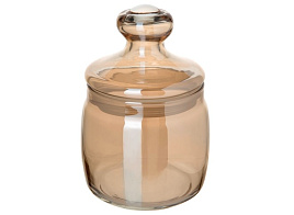 Банка для сыпучих стекло 500мл 97424/05/6577 Золотистый мед в/уп