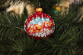 Шар 80 Дед Мороз и тройка КР-80-214126 упак