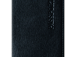 Обложка на паспорт OfficeSpace 254217 "Бизнес" кожзам, черный