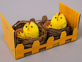 Сувенир Пасхальный Курица с цыпленком ч54866