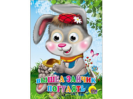 Книга-глазки А5 2422-3 Вышел зайчик погулять