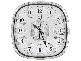 Часы настенные Atlantis 27*27 D627J серебро