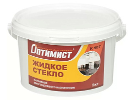 Жидкое стекло 3кг  Оптимист К507/150133/2381