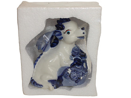 Сувенир Гжель Дракон большой 0097