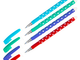 Ручка Пиши-Cтирай ArtSpace M917_20211 гелевая синяя, 0,5мм, корпус ассорти