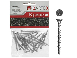 Саморез универсальный 4*40 цинк 40шт Bartex 0381