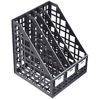 Стойка-уголок сборная Стамм ЛТ83/ЛТВ-63722 черная, 4 отделения