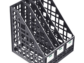 Стойка-уголок сборная Стамм ЛТ83/ЛТВ-63722 черная, 4 отделения