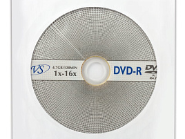DVD+R диск VS 4.7 16x (5) конверт