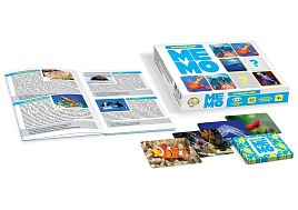 Настольная игра 03593 "Мемо. Водный мир", 50 карточек, картонная коробка