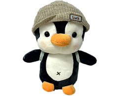 Мягкая игрушка Пингвин в шапочке 25см 903В