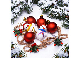 Набор новогодних украшений S2613 Новогодние игрушки