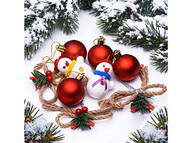 Набор новогодних украшений S2613 Новогодние игрушки