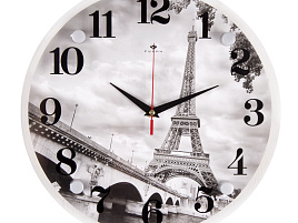 Часы настенные "21 Век" 3030-364 Эйфелева башня