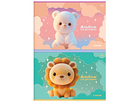 Альбом для рисования 08л. BG АР4ск8 08579 "Малыши", эконом