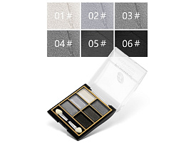 Тени для век 6 цветов Farres 1104-2 перламутровые