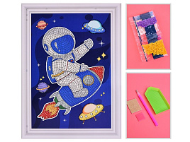 Алмазная мозаика 17,5*23,5 00-7598 Астронавт