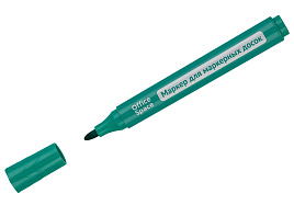 Маркер OfficeSpace WBM_63973 для белых досок "Bullet" зеленый, пулевидный, 2,5мм