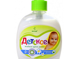 Мыло жидкое Детское с кремом Ромашка успокаив.280мл(Самара)5005/7319