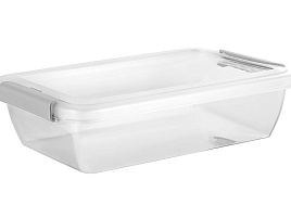 Контейнер для продуктов 0,7л Helsinki 501110999/3361 с защелками натуральный