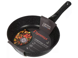 Сковорода 26см Горница съем.руч б/кр ис2653аг Гранит 7947