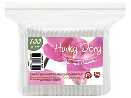 Ватные палочки Hunky Dory 100шт полиэт.3329