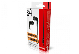 Наушники SMARTBUY SBH-011K S4, 1м, черный