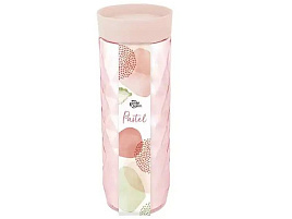 Банка для сыпучих пластик 1,5л Pastel персиковая карамель РТ170310040/0722