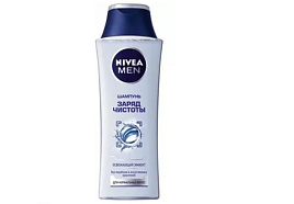 Шампунь муж. Nivea 250мл.Заряд чистоты 82717/4044