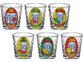 Набор стопок 6шт 1250-Д Тосты