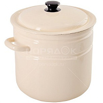 Кастрюля эмаль 12л 41804-242-У2 светлоокраш. б/дек Керчь