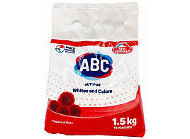 Стиральный порошок ABC  1,5кг автомат Роза