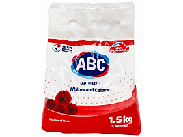 Стиральный порошок ABC  1,5кг автомат Роза